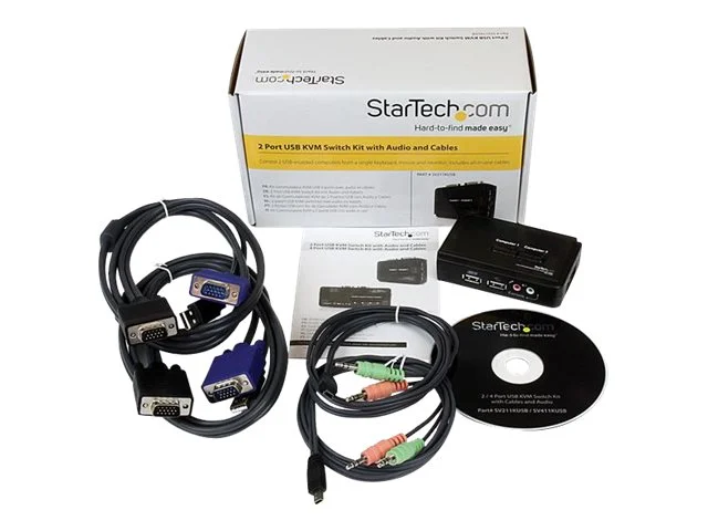 STARTECH 2 Port USB KVM Switch Kit