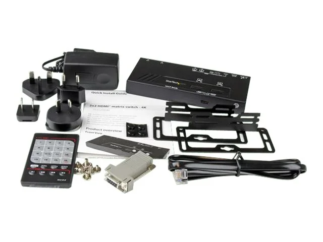 STARTECH.COM 2x2 HDMI Matrix Switch - 4K