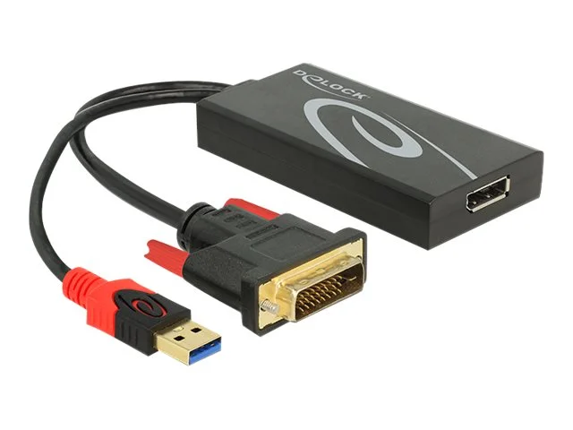 DELOCK Adapter DVI > Displayport 1.2