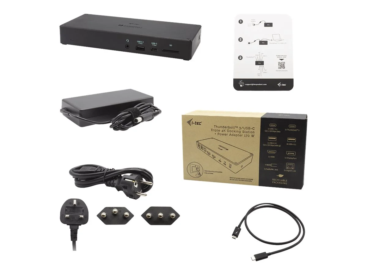 I-TEC Thunderbolt 3 Docking Station 96W