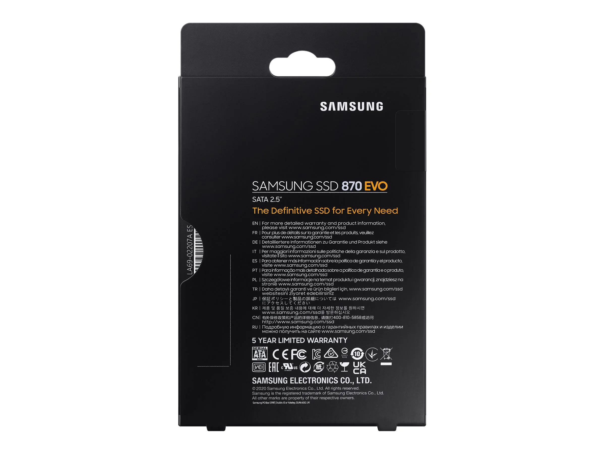 SAMSUNG 870 EVO SSD 500GB intern SATA
