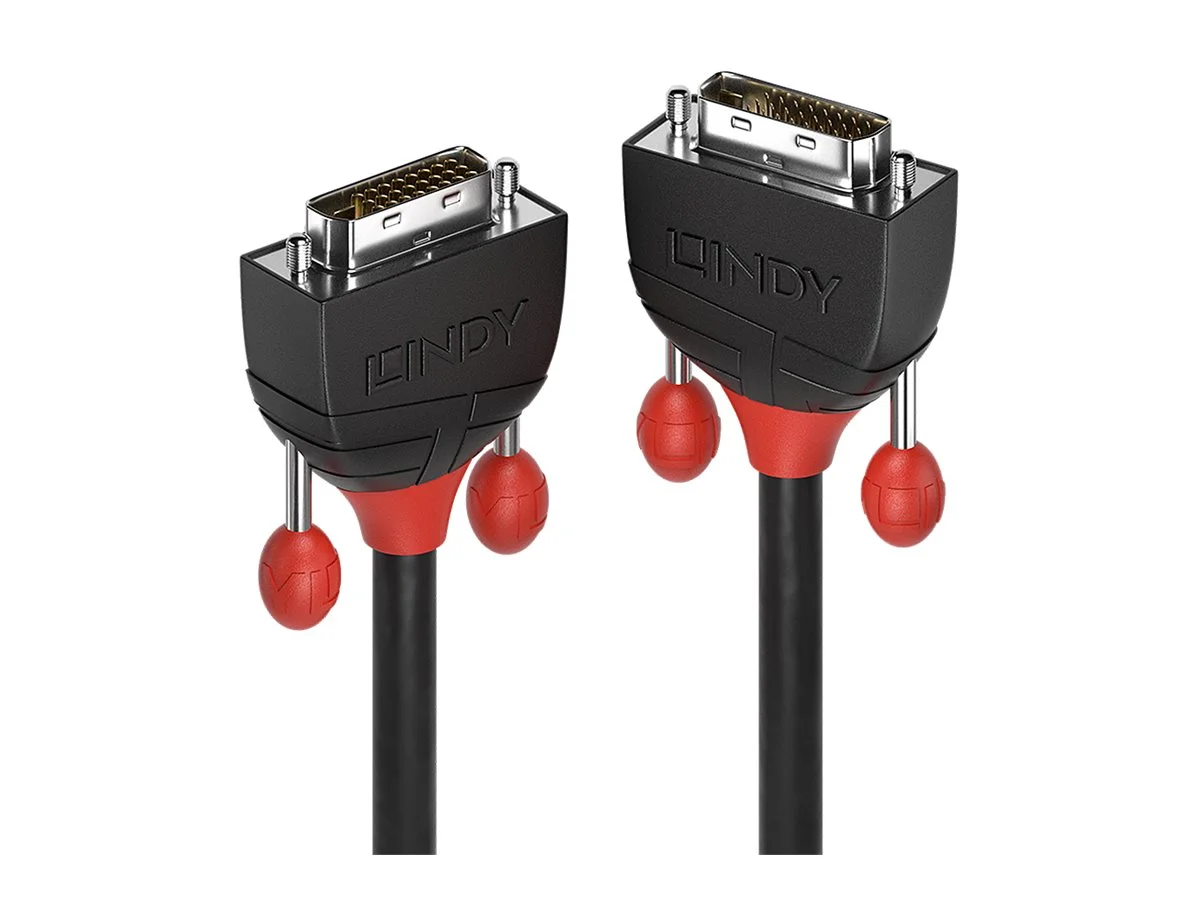 LINDY 1m DVI-D Dual Link Kabel Black