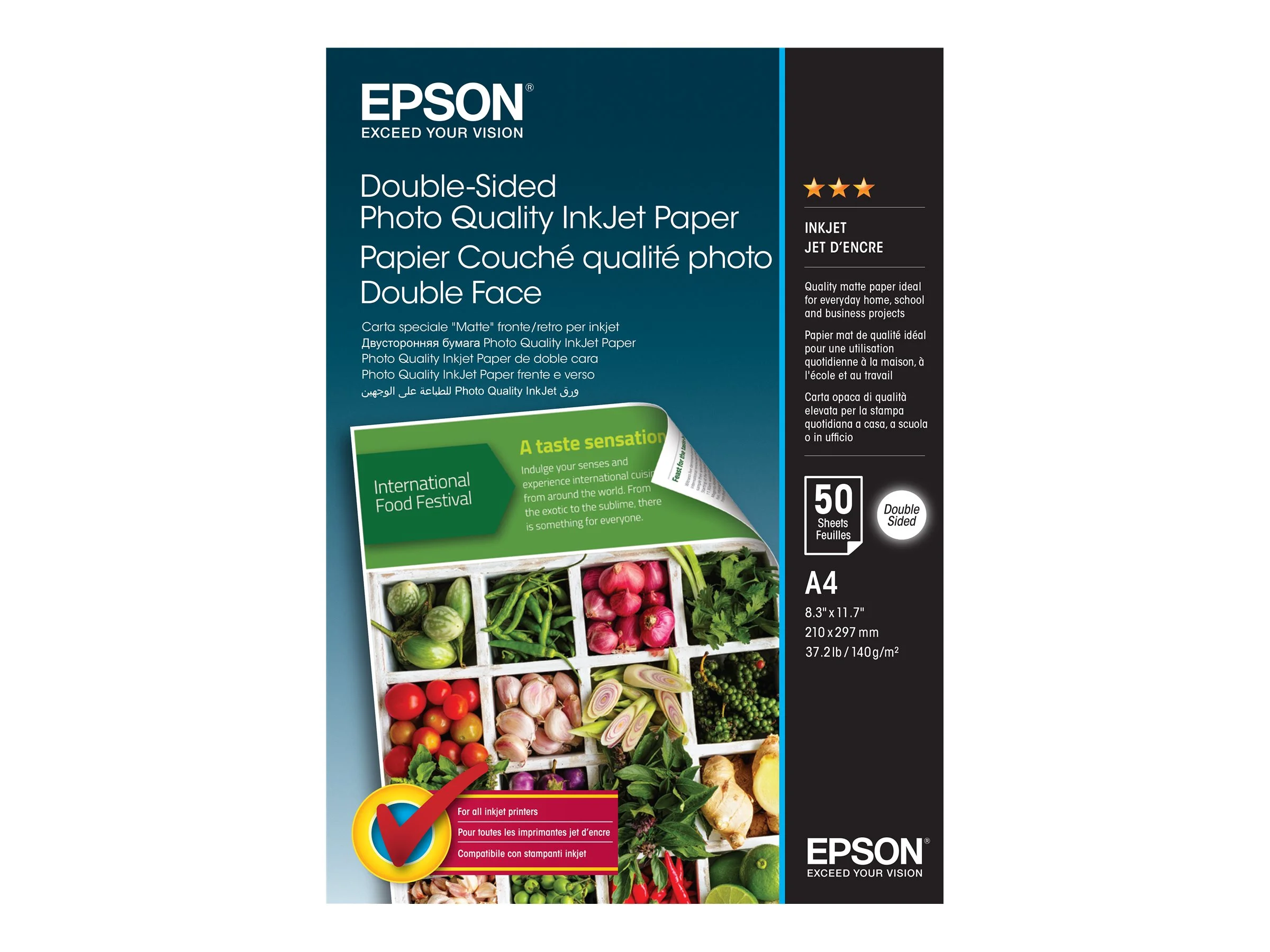 EPSON DS Photo Inkjet Paper A4 50SH