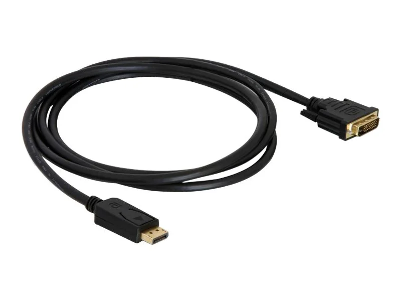 DELOCK Kabel Displayport>DVI24+1St/St 1m