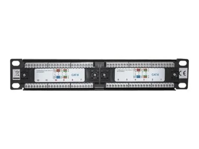 INT 12-Port Cat6 Patchpanel 25,4cm 10Z