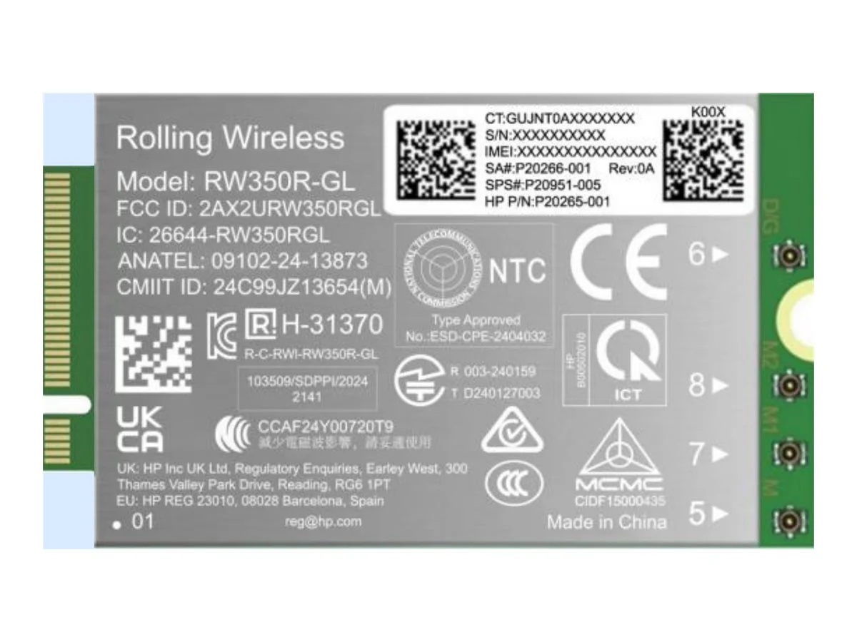 HP 4G LTE-AP Cat 19 WWAN