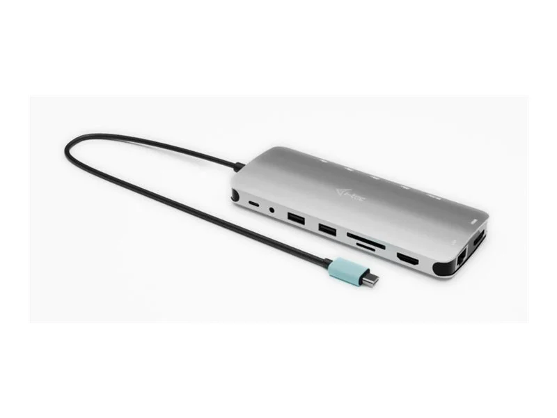 I-TEC USB-C Metal Nano Dock 3xDisplay+PD