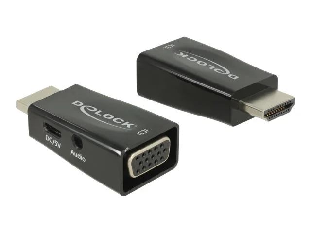 DELOCK Adapter HDMI-A > VGA mit Audio