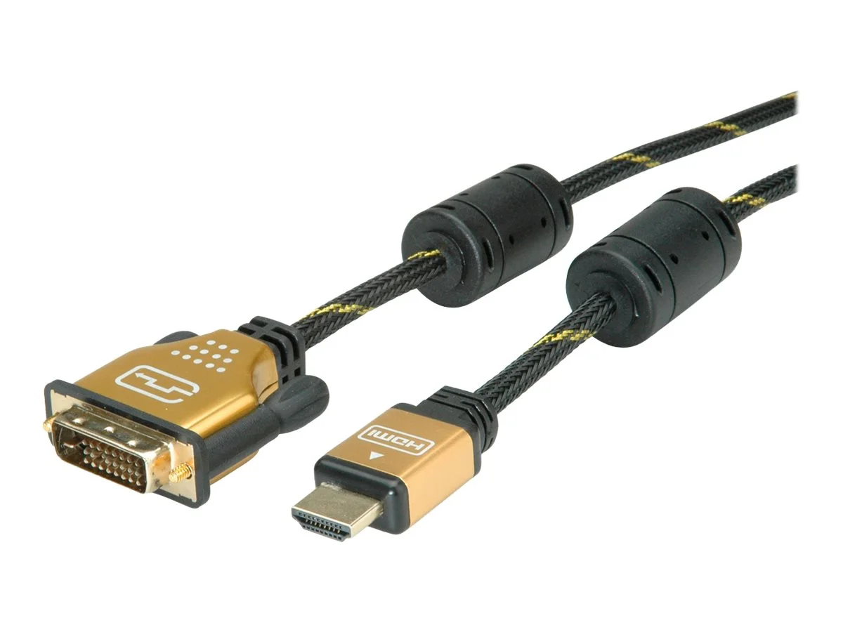 ROLINE GOLD Monitorkabel DVI-HDMI 1,5m