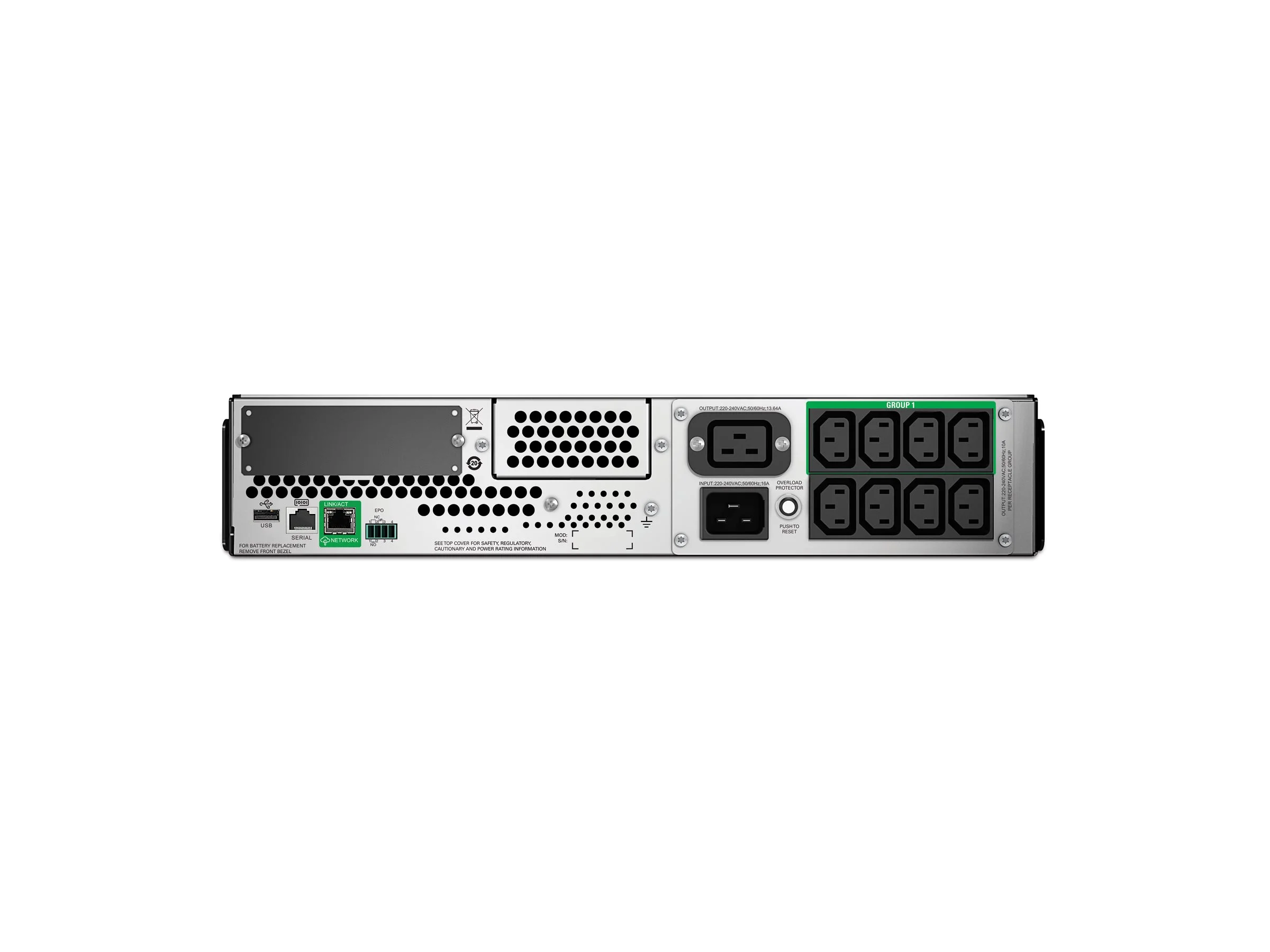APC SmartConnect UPS SMT 2200 VA Rack