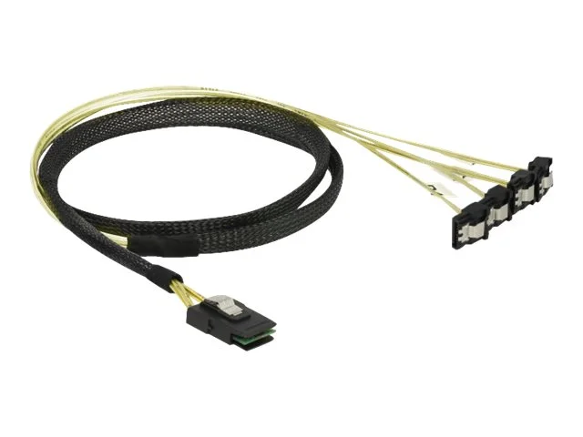 DELOCK Mini SAS SFF-8087 > 4 x SATA 1 m