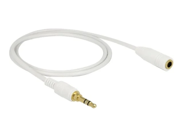 DELOCK Klinkenverlängerungskabel 1 m w