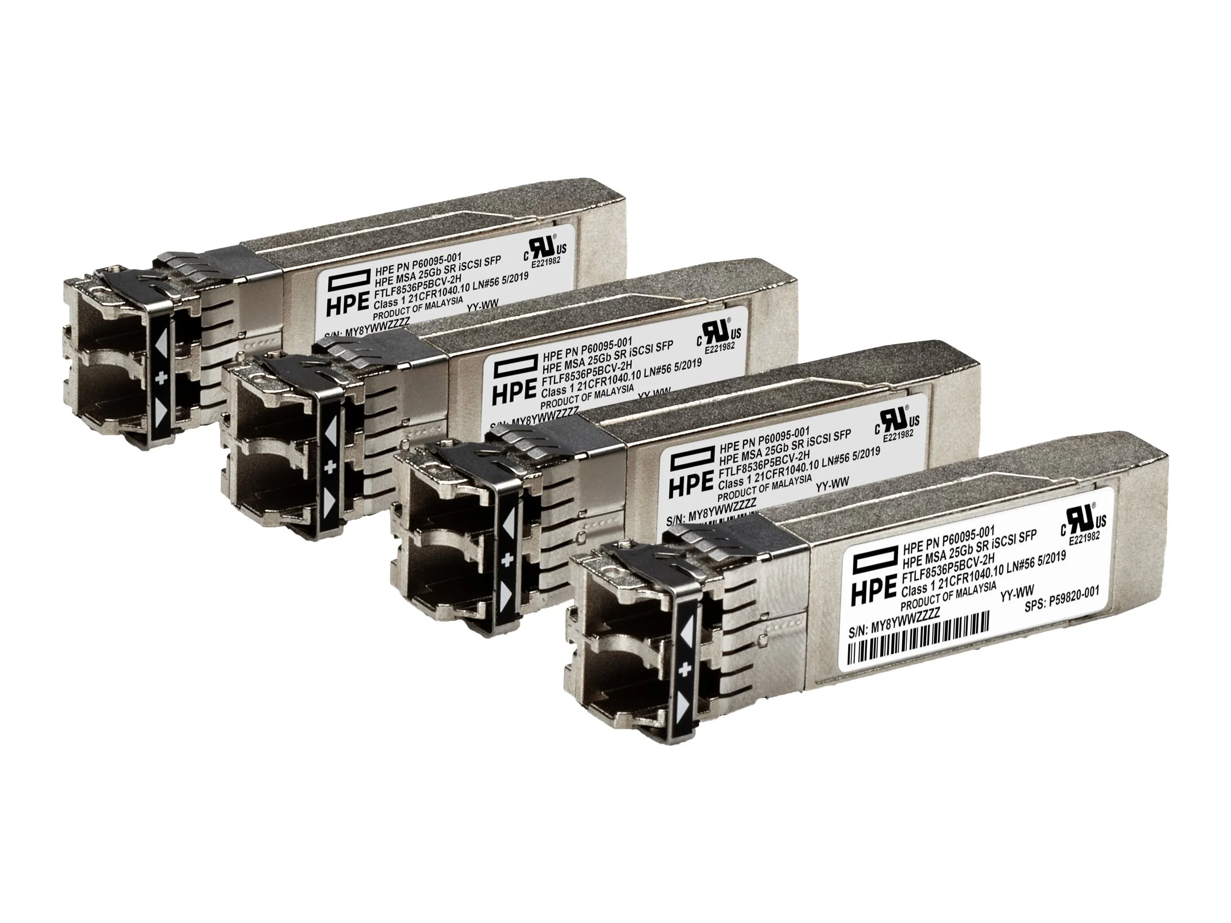 HPE MSA 25Gb SFP28 SR 4pk iSCSI XCVR