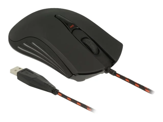 DELOCK Optische 4-Tasten USB Gaming Maus