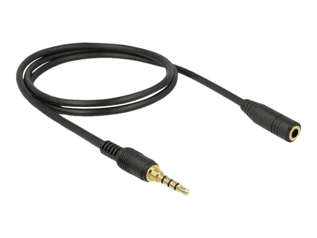 DELOCK KlinkenverlängerungsKabel 1 m