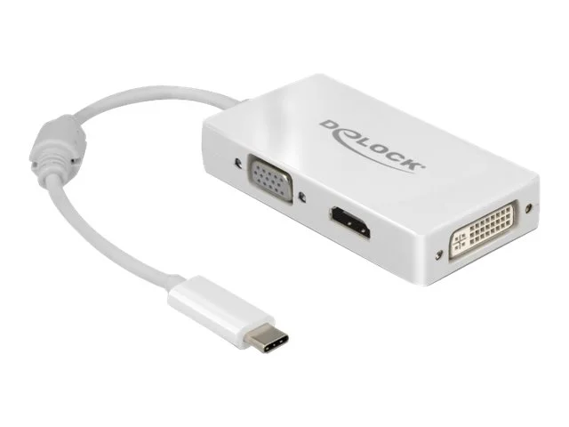 DELOCK Adapter USB Type-C>VGA/HDMI/DVI w
