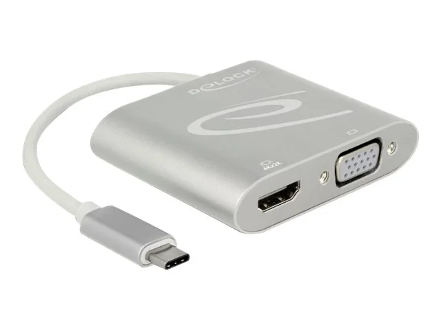 DELOCK USB Type-C Splitter > 1xHDMI +VGA