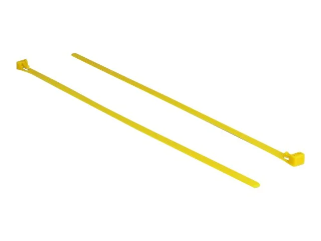 DELOCK Kabelbinder L 300 x B 7,6 mm gelb