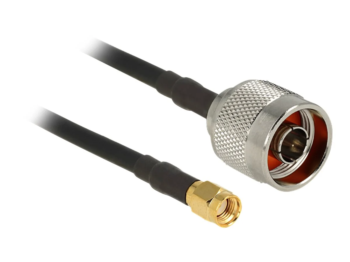DELOCK Antennenkabel N > RP-SMA 1,0m