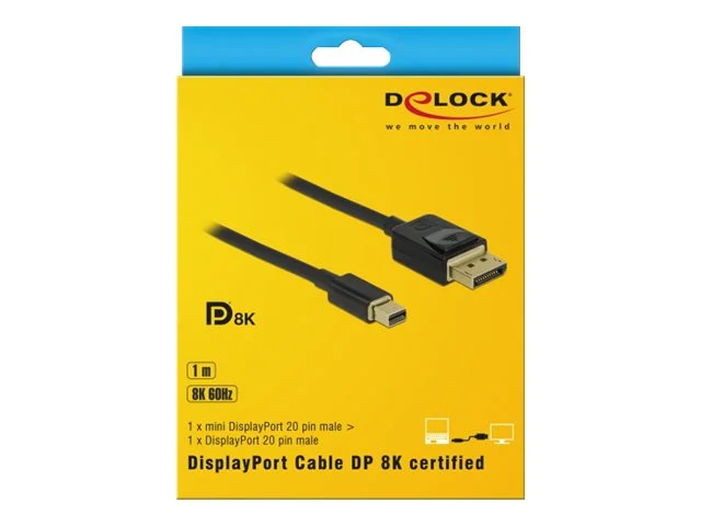 DELOCK Mini DisplayPort > DisplayPort 1m
