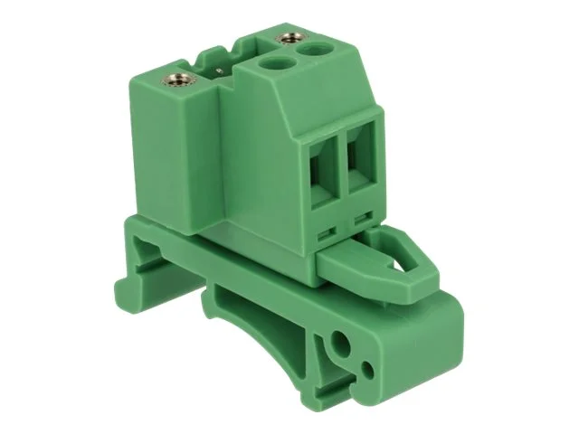 DELOCK Terminalblock Hutschienen 2 Pin