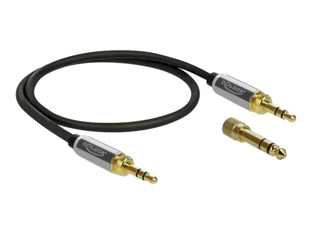 DELOCK Klinkenkabel 3,5 mm 3 Pin 0,5 m