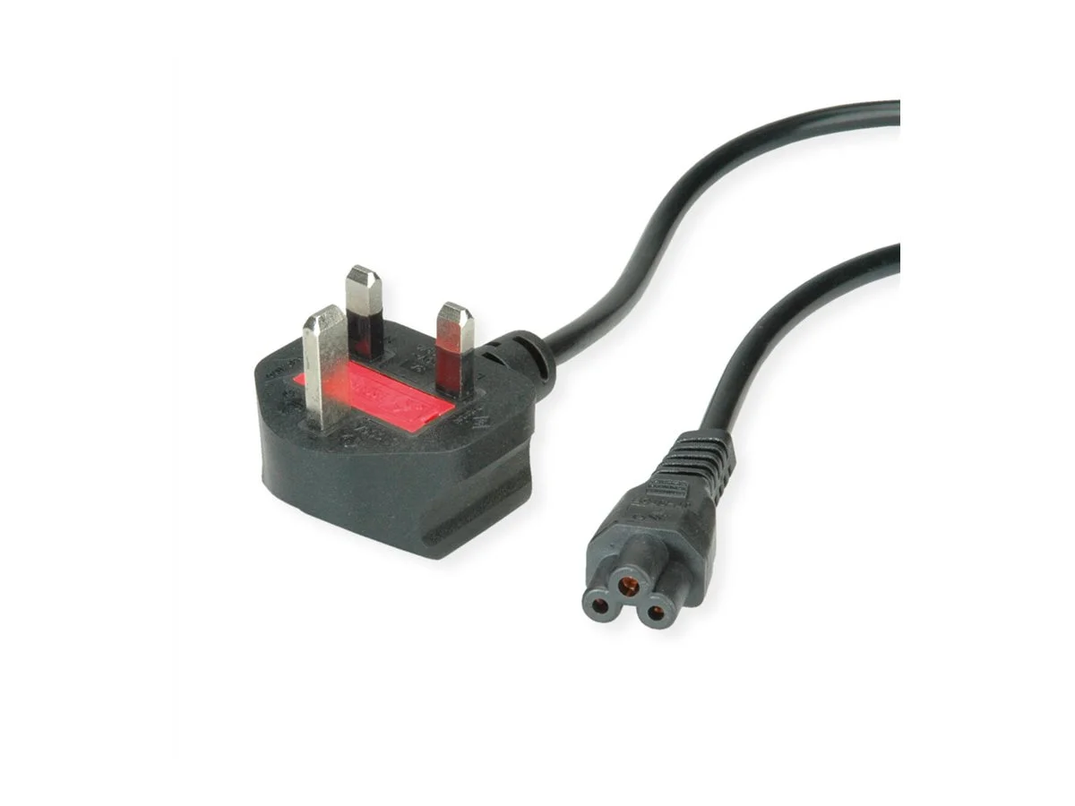 VALUE UK Netzkabel 3pol Notebook 3A 1,8m