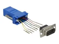 DELOCK Adapter Sub-D 9 Pin zu RJ45 blau