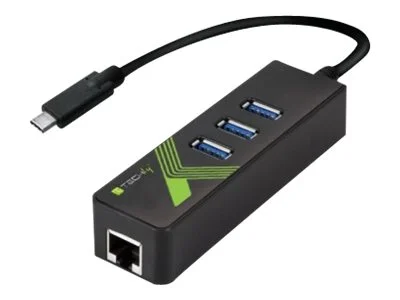 TECHLY USB3.1 auf RJ45 Gigabit mit HUB
