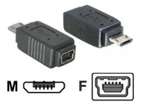 DELOCK Adapter USB micro-B Mini USB 5Pin