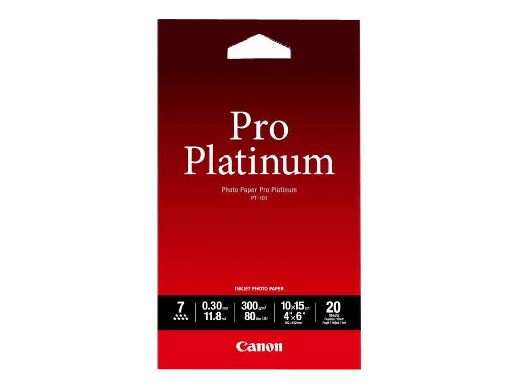 CANON PT-101 Fotopapier 10x15cm 20Blatt