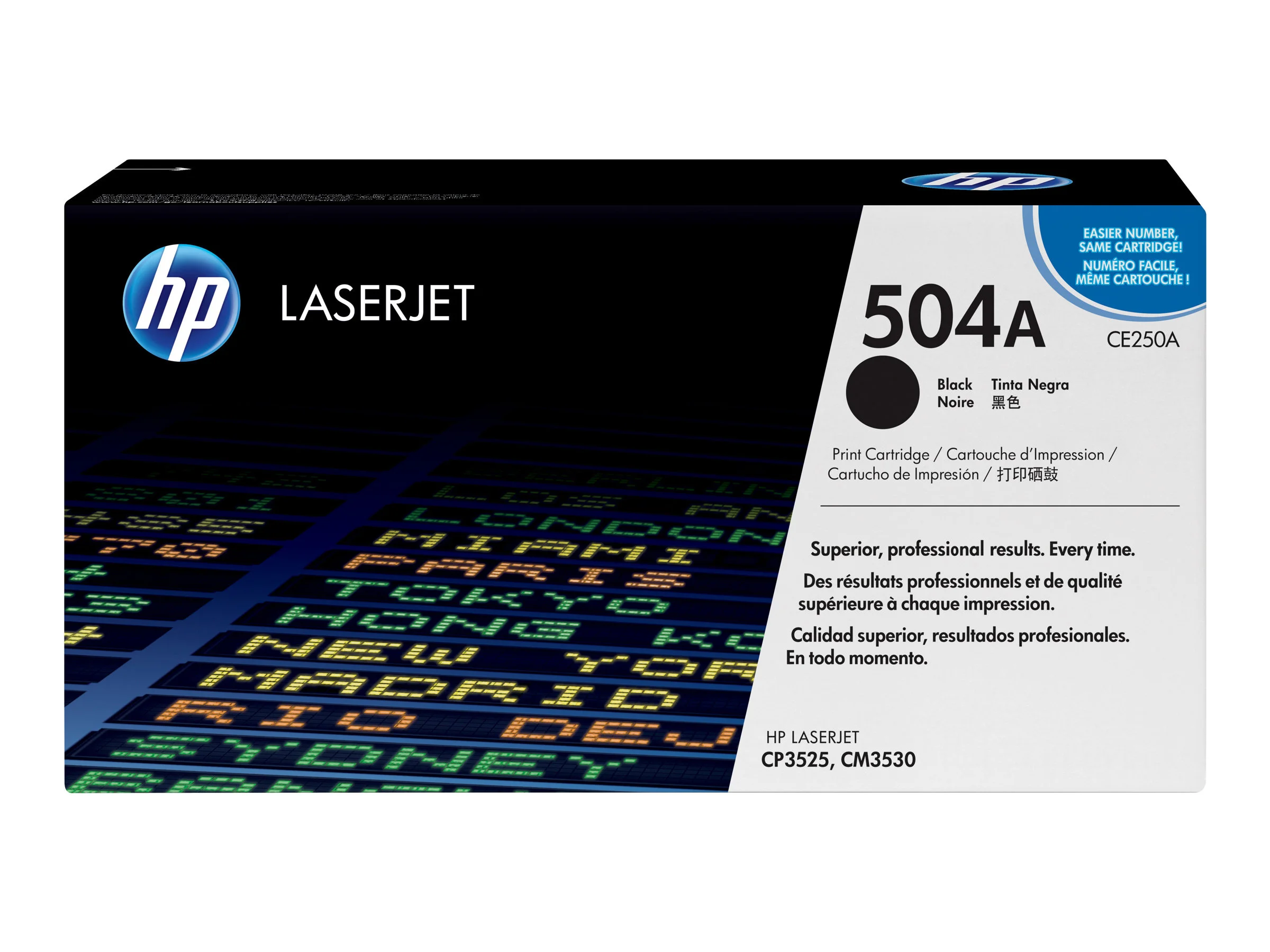 HP Toner CE250A schwarz ColorSphere HV
