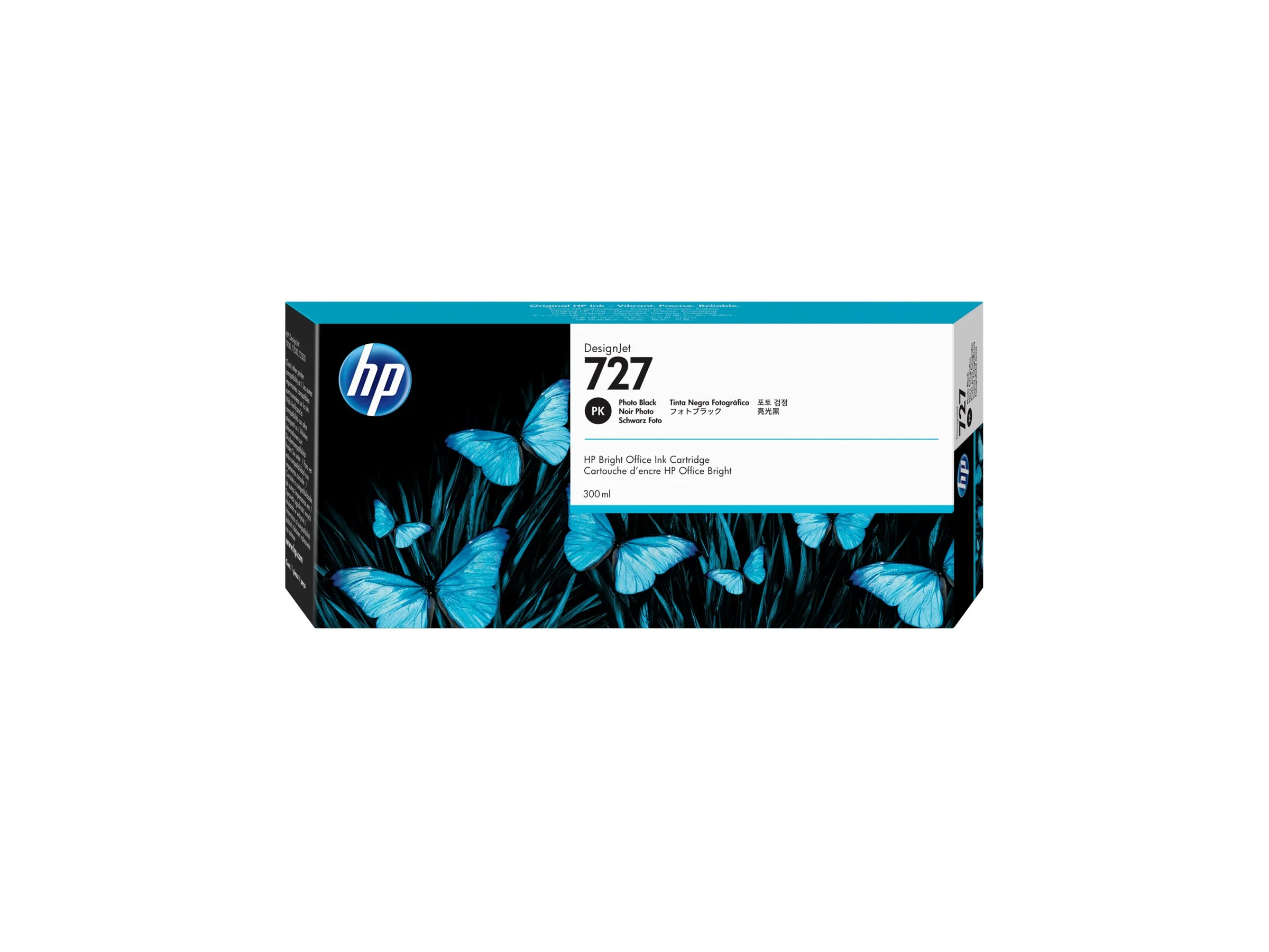 HP 727 300-ml Tintenpatrone Photo Black