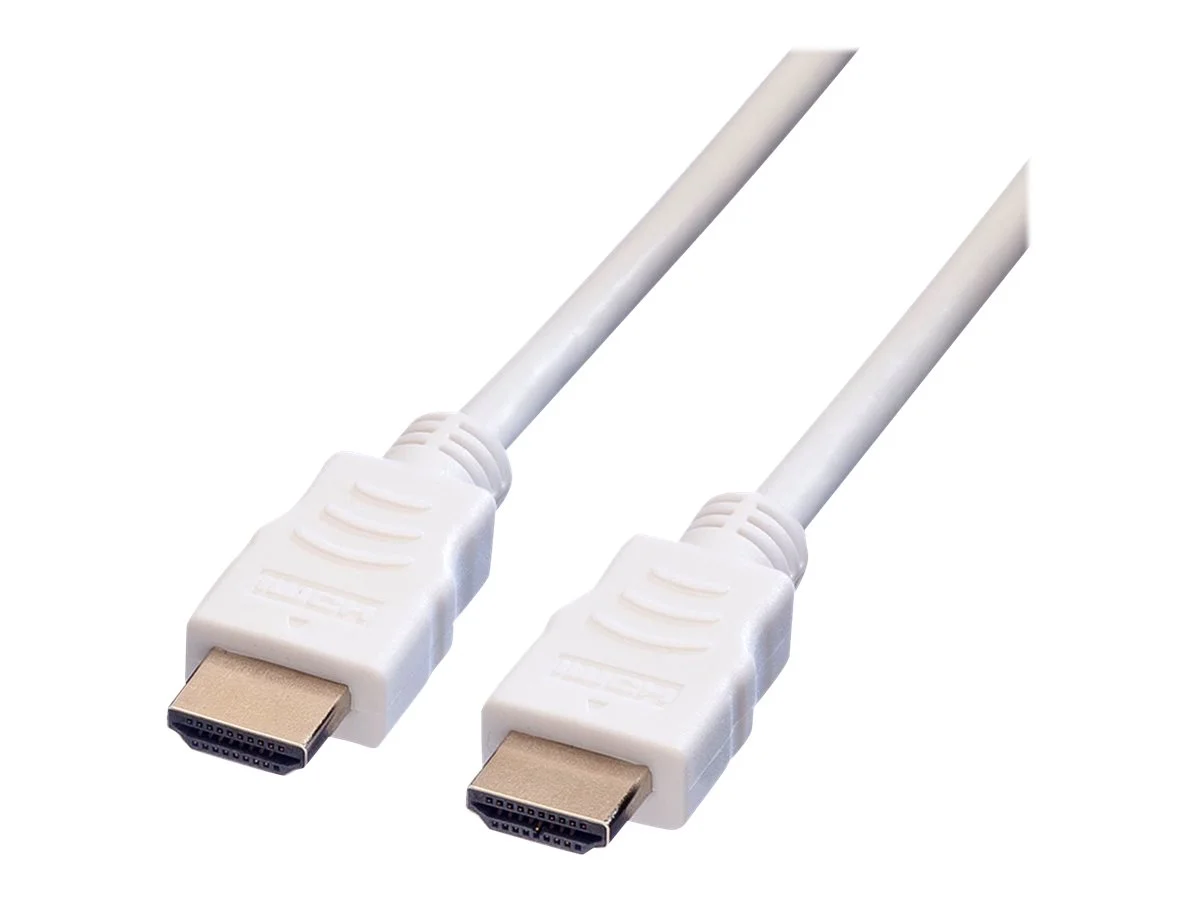 VALUE HDMI Kabel mit Ethernet weiss 2m