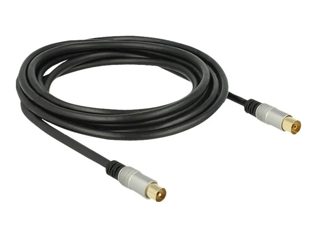 DELOCK Kabel IEC >IEC RG-6/U 3m schwarz