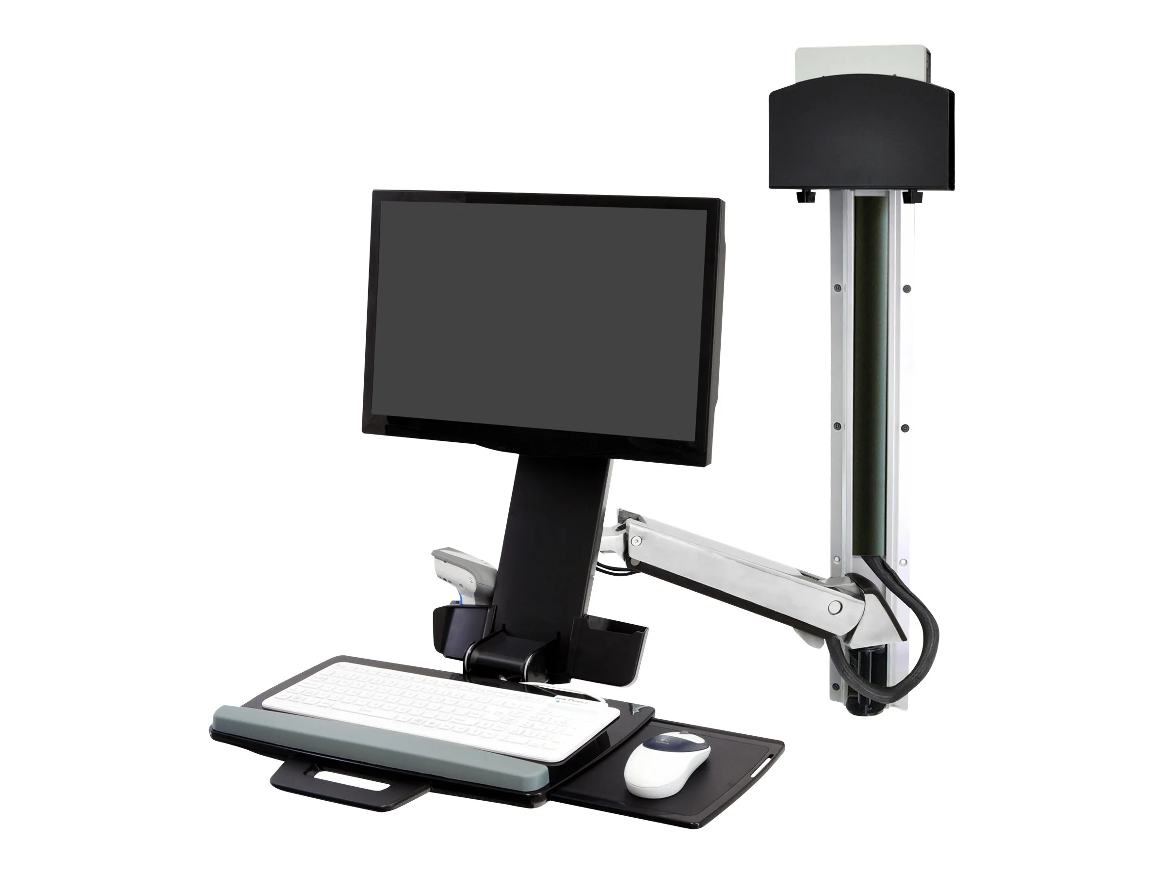 ERGOTRON SV Sit-Stand Combo System black