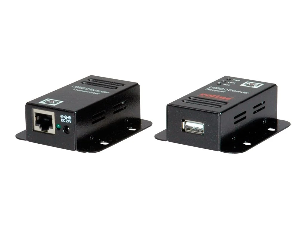 ROLINE USB 2.0 Verlängerung üb RJ45 50m
