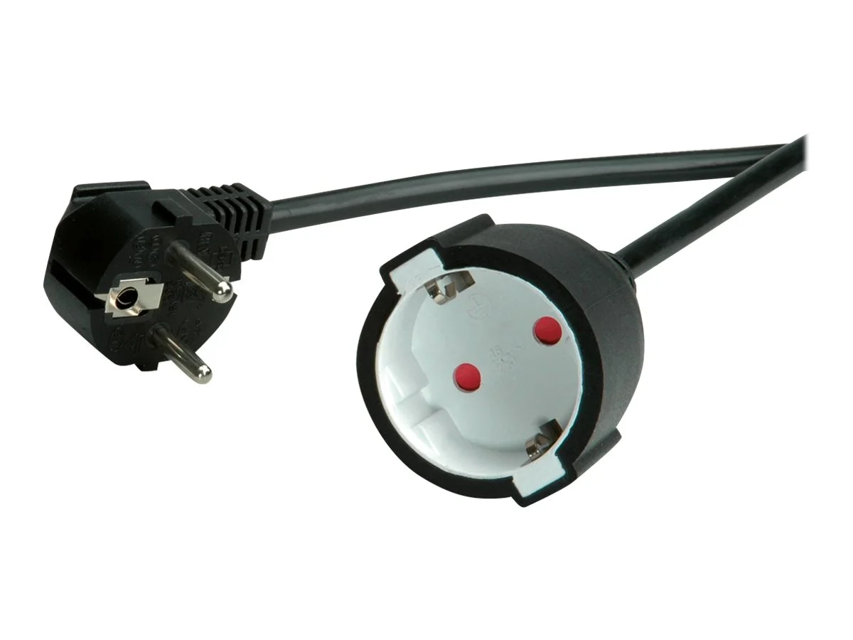 VALUE Schutzkontakt-Verlängerungskab 10m