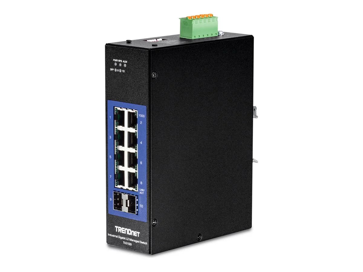 TRENDNET TI-G102i DIN-Rail Switch 10Port