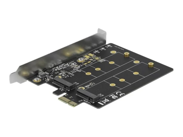 DELOCK PCIe x1 Karte zu 2 x intern M.2
