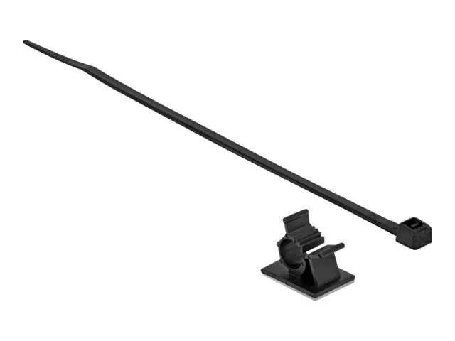 DELOCK Kabelklemme 25 x 18mm schwarz