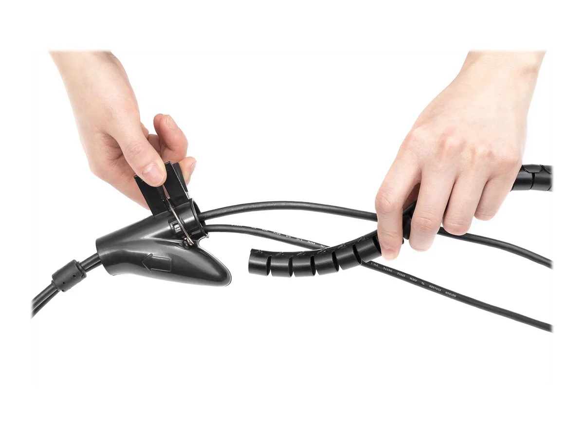 DIGITUS Kabelschlauch schwarz 5m