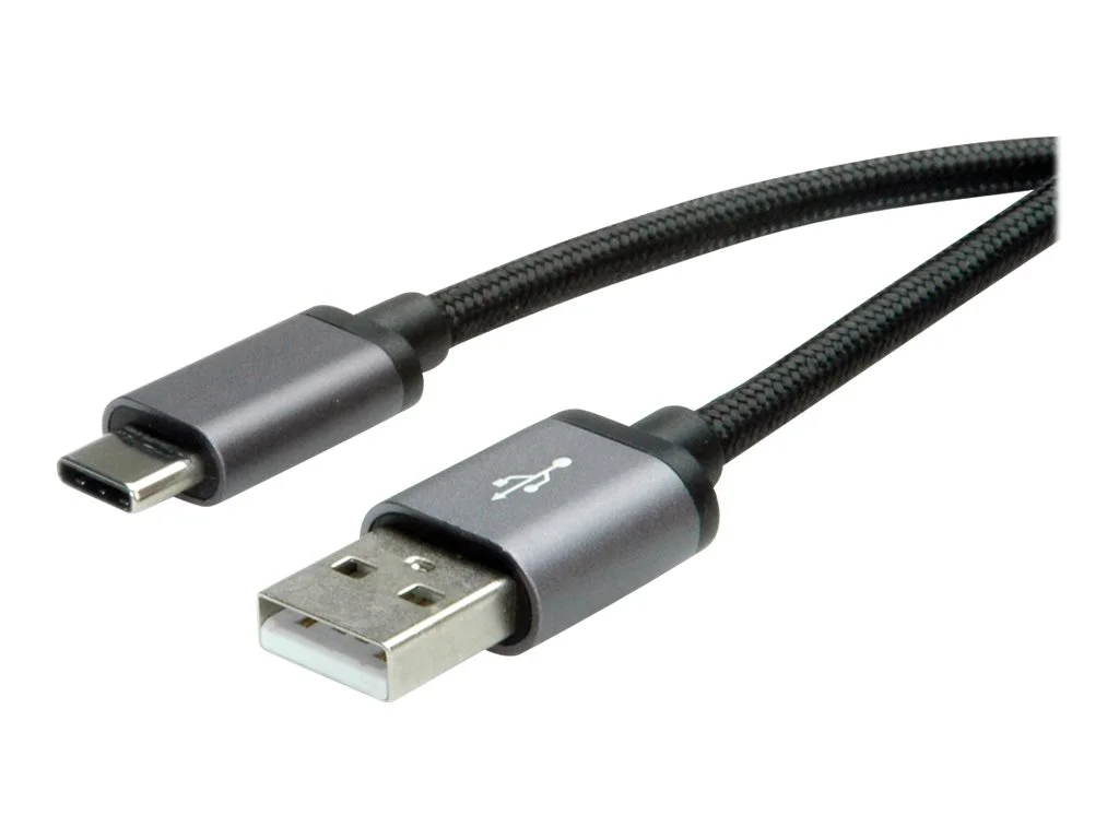 ROLINE USB 2.0 Kabel Typ C - Typ A 3m