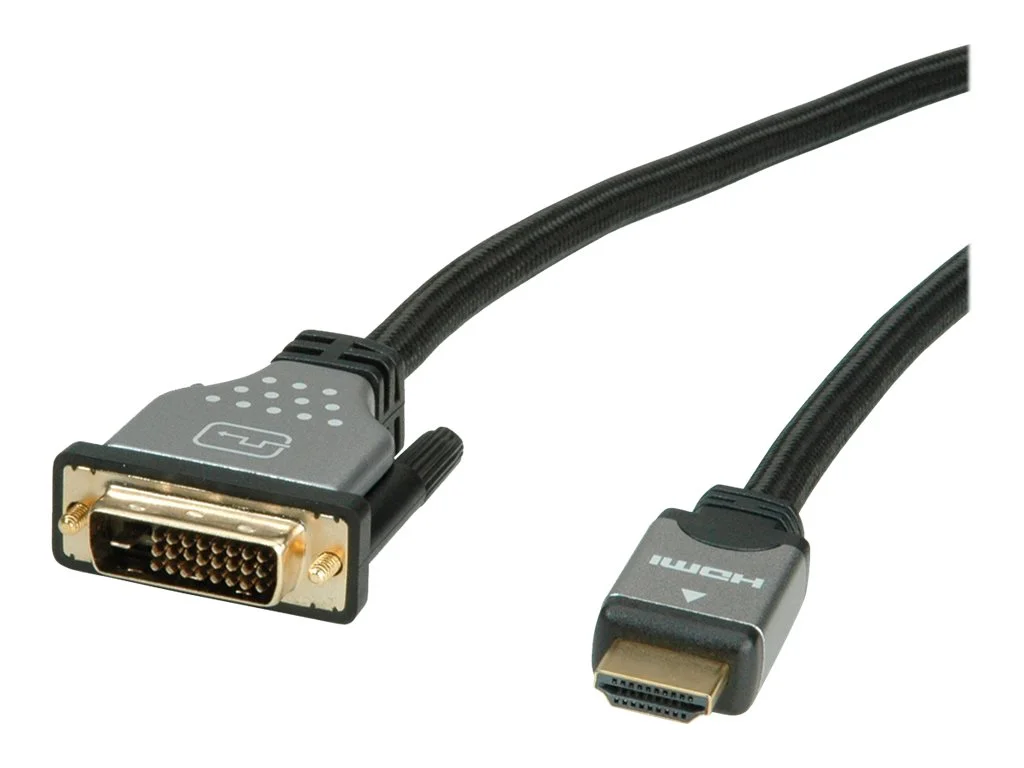 ROLINE Monitorkabel DVI - HDMI 7,5m
