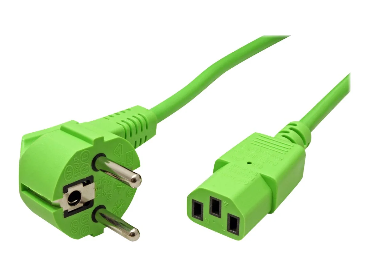 ROLINE Netzkabel gerade IEC-Buchse 1,8m