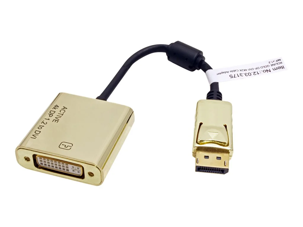 ROLINE GOLD 4K DisplayPort-DVI Adapter