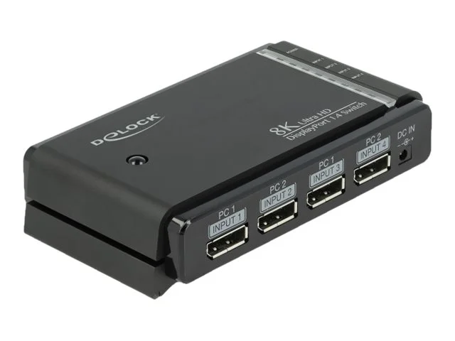 DELOCK DisplayPort 1.4 Switch 2 x 2 DP