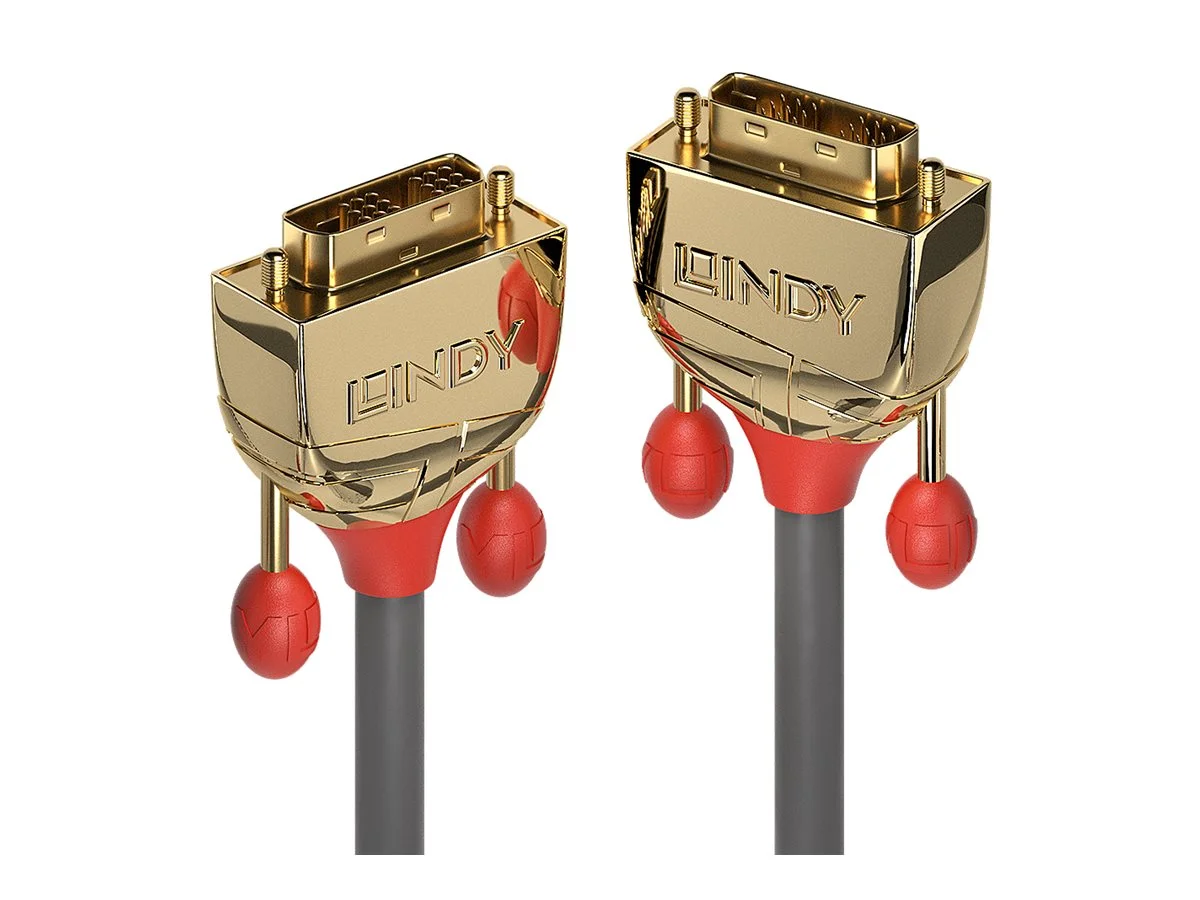 LINDY 15m Gold DVI-D SLD Single Link