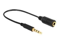 DELOCK Kabel Klinke 3,5mm 4 Pin