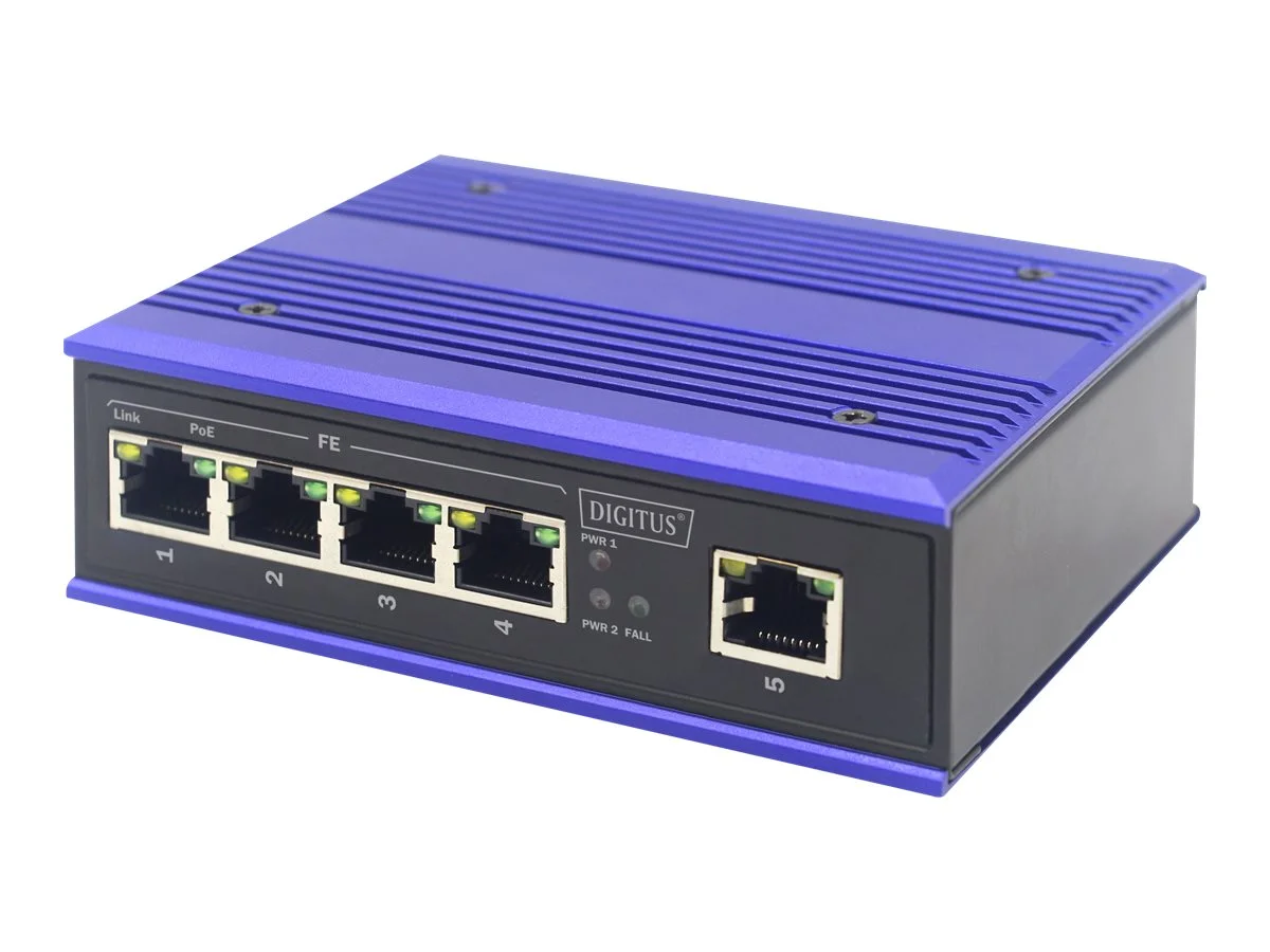 DIGITUS Industrieller 4P Eth. PoE Switch
